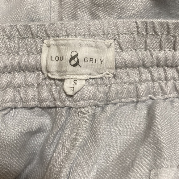 Lou & gray shorts linen-viscose grey breathable material for summer size small - Picture 6 of 8